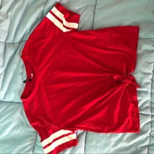 Basic Sporty Crop Shirt